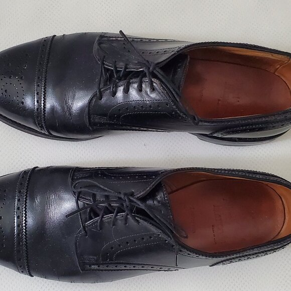 Johnston & Murphy Concard 2.0 Cap Toe Leather Dress Shoes Black Sz 10 main image 6